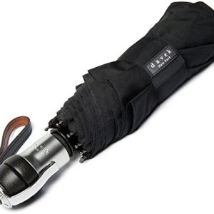 DAVEK SOLO UMBRELLA (Classic Black) – Quality Windproof Travel Umbrella with Automatic Open