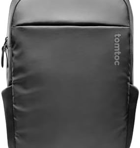 tomtoc 15.6 Inch Professional Business Laptop Backpack, Premium Cordura Material Waterproof Travel Computer Backpack Rucksack with Large Capacity, 26L